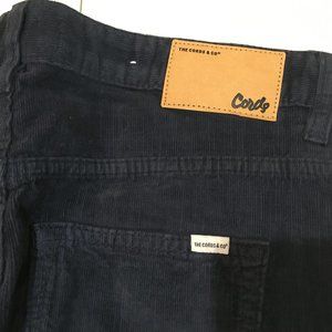 NWOT Anthro Cords and Company Navy 27"